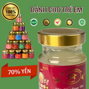Yến Chưng Kids (70% Yến) set 10 hũ 75ml