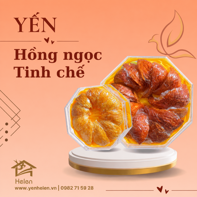 Yến Hồng ngọc tinh chế