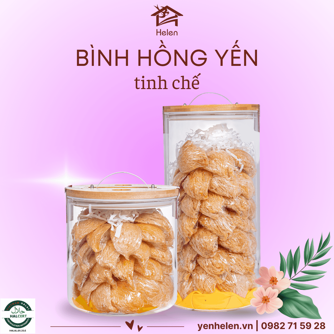 Bình hồng yến tinh chế